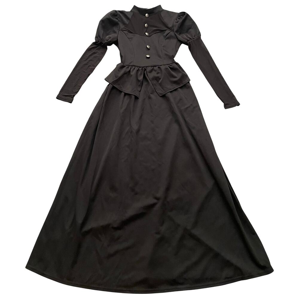 New ROC Party Kids Girls S- 14yrs Black Dress Halloween Costume